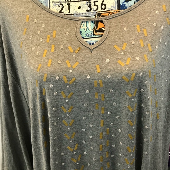NWT Just My Size Women’s Sparkly Gray Shirt 4X - Picture 2 of 13